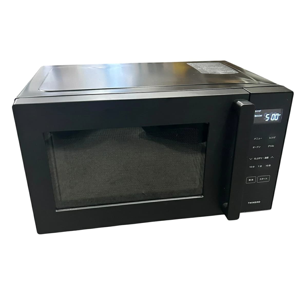 TWINBIRD DR-E216 センサー付 フラット オーブンレンジ ブラック 2023年製
