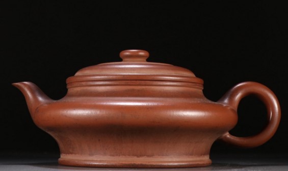 骨董 買取 品川区 ｜顧景舟銘 素紋扁茶壺を高価買取しました。