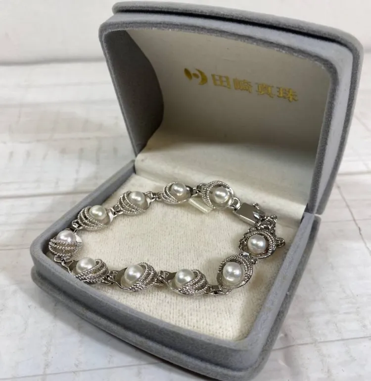 真珠 買取 品川区 ｜TASAKI パール ブレスレット 総重量約12.3gを高価買取しました。