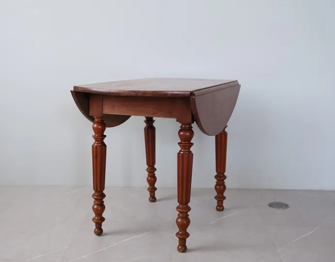 家具 買取 大田区 ｜フランスアンティーク 古木ドロップリーフテーブルを高価買取しました。