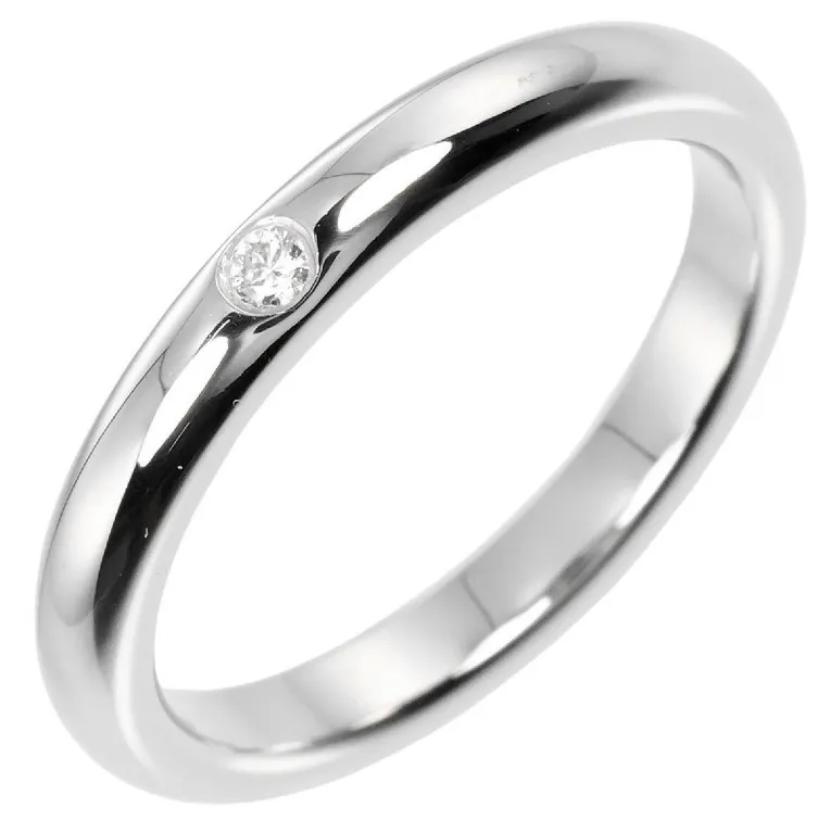 プラチナ 買取 江東区 ｜TIFFANY&Co. スタッキングバンド リング 9号を高価買取しました。