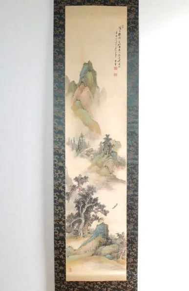 掛け軸 買取 江東区 ｜山田介堂 山静似古図を高価買取しました。