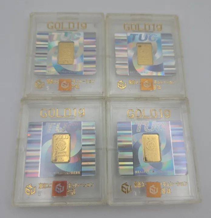 貴金属 買取 江東区 ｜田中貴金属 TUC特殊景品 GOLD1g×4を高価買取しました。
