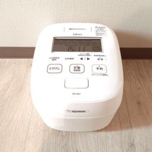 象印2021年製 圧力IH炊飯器 炎舞炊き 4合 NW-US07-WZ