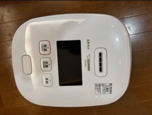 象印2023年製 圧力IH炊飯器 炎舞炊き 5.5合 NW-FB10-WZ