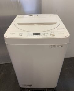 シャープ2021 4.5kg全自動洗濯機 ES-GE4E-C