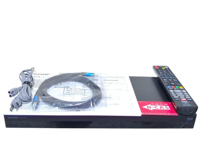 シャープ2022年製 ブルーレイレコーダー アクオスブルーレイ 1TB 2B