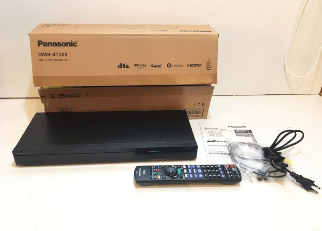 パナソニック DMR-4T203 4Kディーガ 2TB 2023年製 ブルーレイレコーダーの買取参考価格