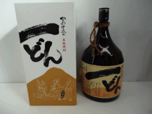 一どん 買取価格 ｜東京都新宿区まで出張買取でお酒[本格 焼酎 かめ仕込み 一どん 1800ml]