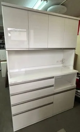 食器棚 買取 ニトリ ｜140KB-WH