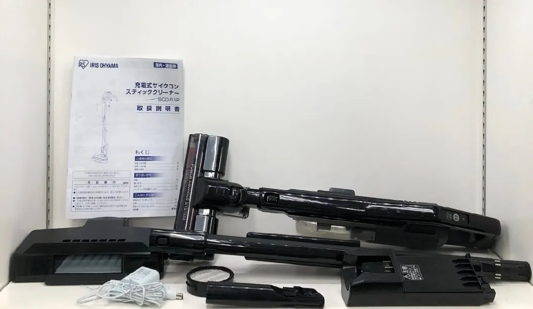 scd-r1p-b ｜IRIS OHYAMA 充電式サイクロンスティッククリーナー