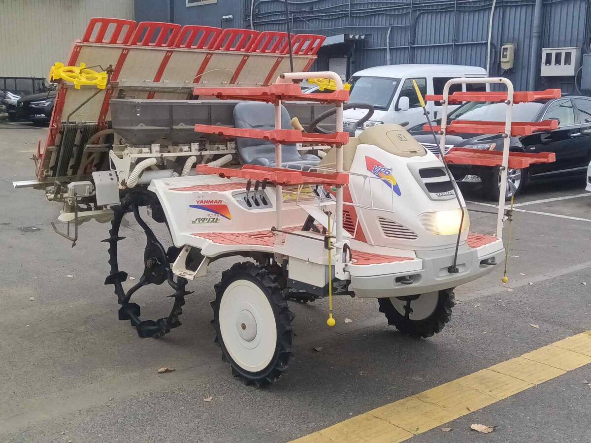 田植え機 買取 ｜東京都台東区まで出張買取で農耕具・業務用機械[ヤンマー 乗用田植え機 VP6  6条植]