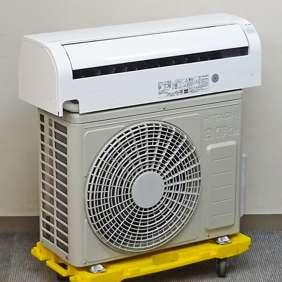 ay-r22td ｜東京都大田区まで出張買取でエアコン[HITACHI【RAS-AJ22M】白くまくん 6畳用 2023年製 中古]