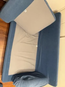 IKEA STOCKSUNDの着脱式カバーを外した座面