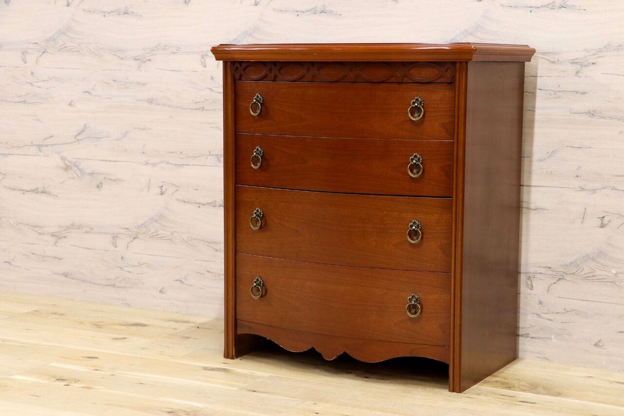 リンホーリン ｜東京都中央区まで出張買取で家具[ Lynn Hollyn / 4段チェスト サイドボード 収納家具  クラシック エレガント ヴィンテージ]