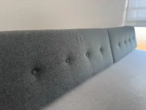 無印良品デイベッドの背もたれクッションのタフト仕上げ