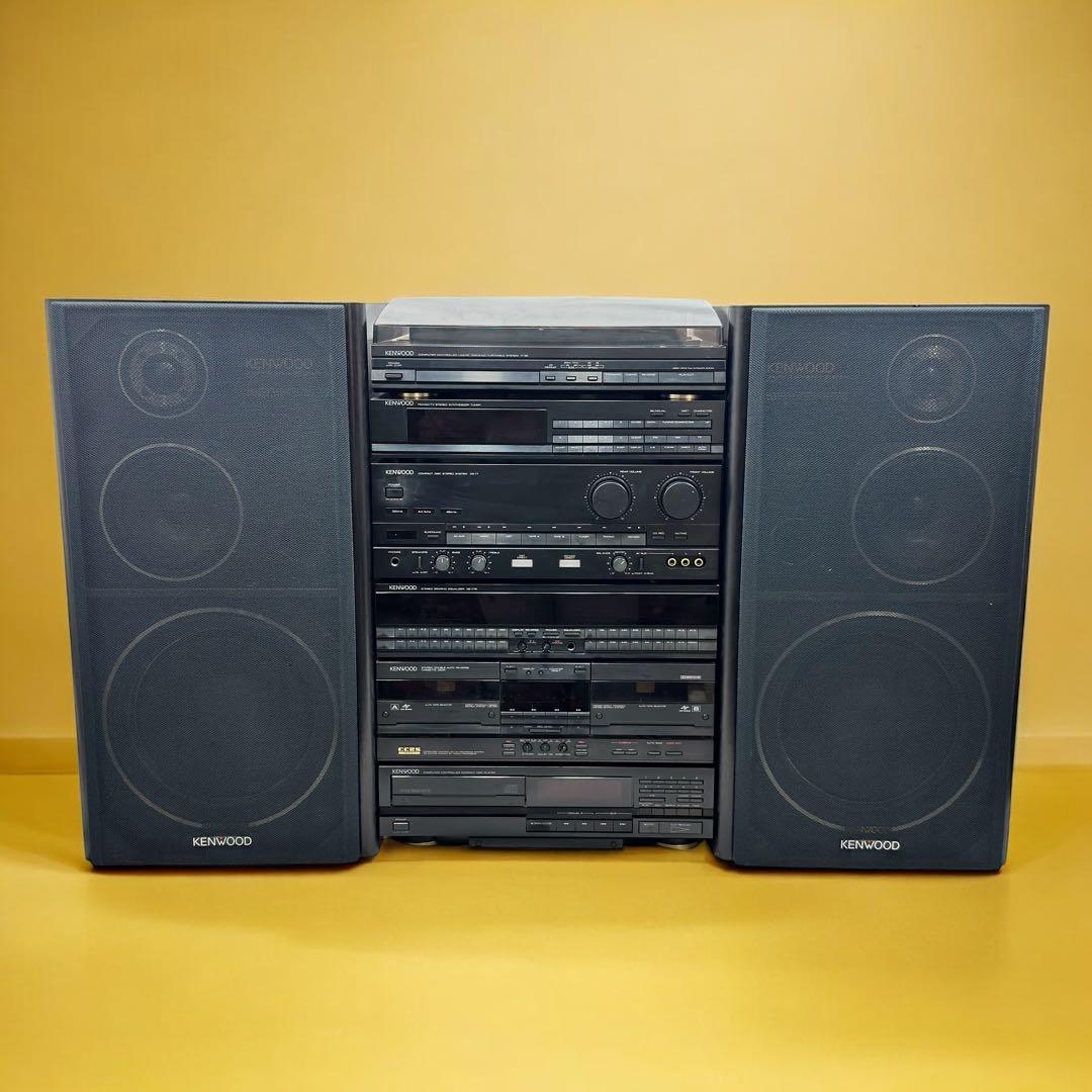 cdコンポ 買取 ｜東京都練馬区まで出張買取でコンポ[KENWOOD ROXY システムコンポ 配線リモコン付 現状品 スピーカー無し]