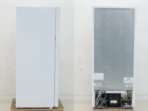 ハイアール JR-N130Cの側面と背面
