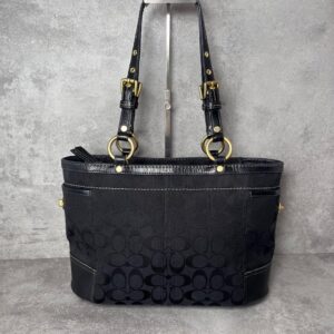 COACH トートバッグ シグネチャー キャンバス ターンロック
