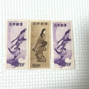 月に雁 見返り美人 未使用品