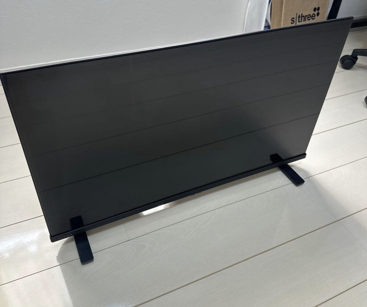 東京都品川区まで出張買取でREGZA 32V型液晶テレビ 32V35N 2024年製 ブラック