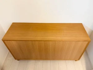無印良品 タモ材チェスト 3段の天板と背面