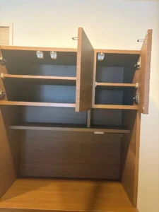 ニトリ エトナ 90KBの上台の庫内と可動棚4枚