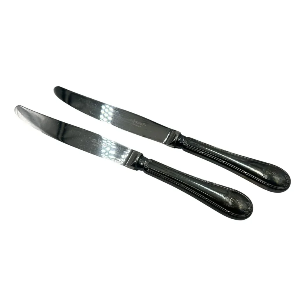 クリストフル テーブルナイフ 2本セット 全長24.5cm 食器の買取参考価格