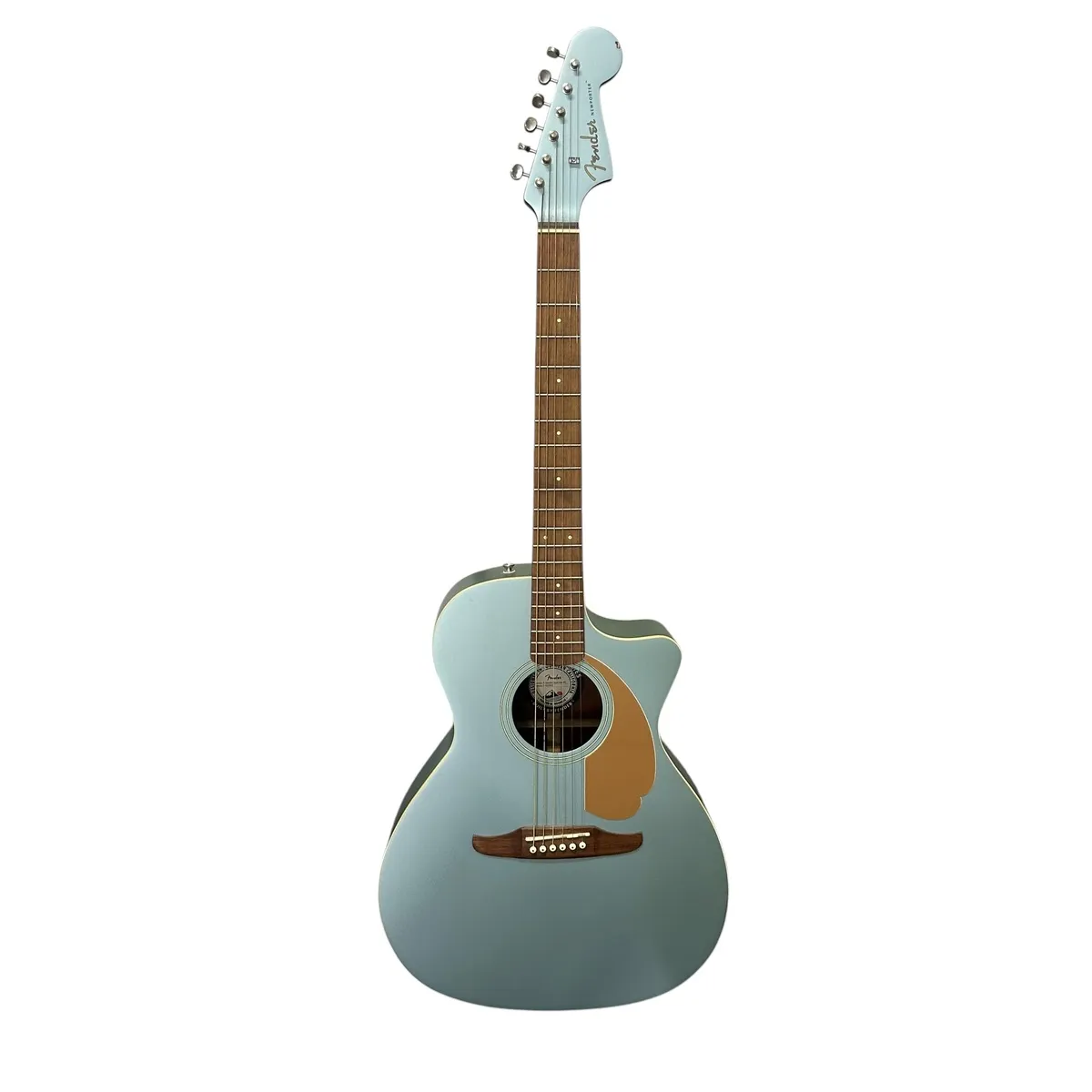 東京都杉並区まで出張買取でFender Newporter Player IBM WN エレアコギター アイスブルーメタリック