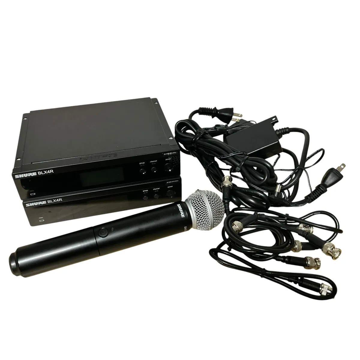 千葉県松戸市まで出張買取でシュア SHURE BLX4R SM58 ワイヤレスマイク 受信機2台セット
